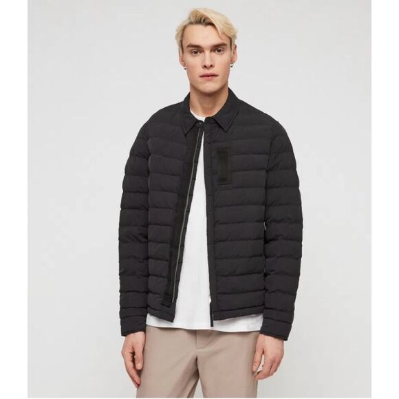 AllSaints Hughes Insulated Puffer Jacket Large - Picture 1 of 8